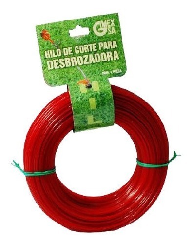 Hilo Para Desbrozadora 12Lb 2Mm (.080) 1395M Rojo