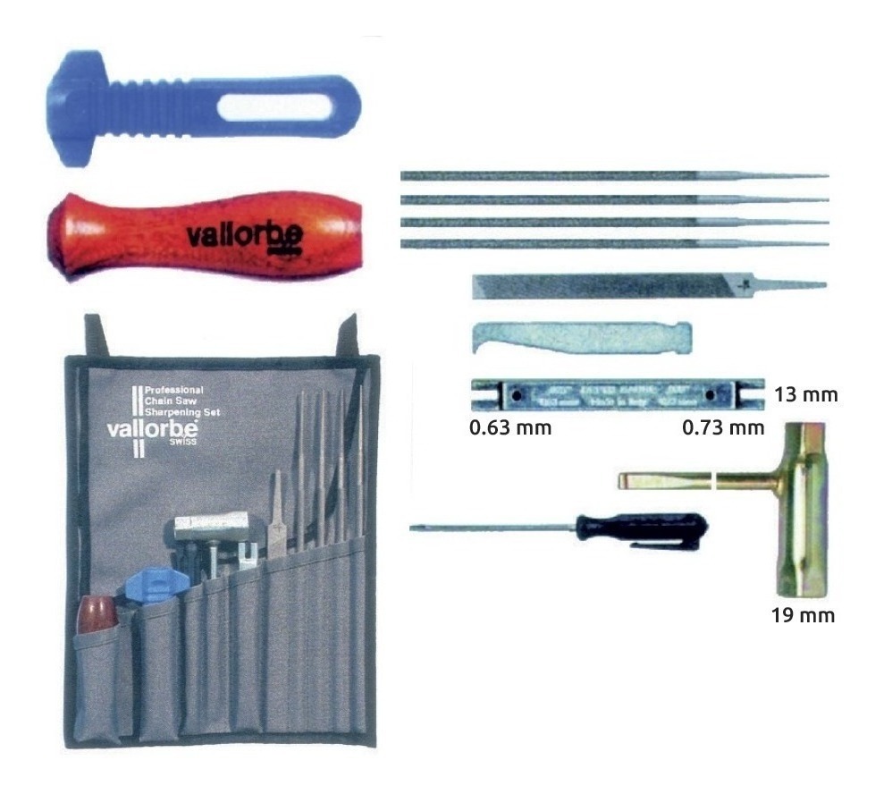 Kit Afilador Para Cadena Lc7074-3/16 (12 Piezas)