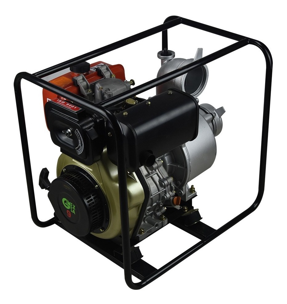 [GM-22MOTOBO045FU] Motobomba (equipo de Riego) Diésel 4HP 4 Tiempos Agrícola