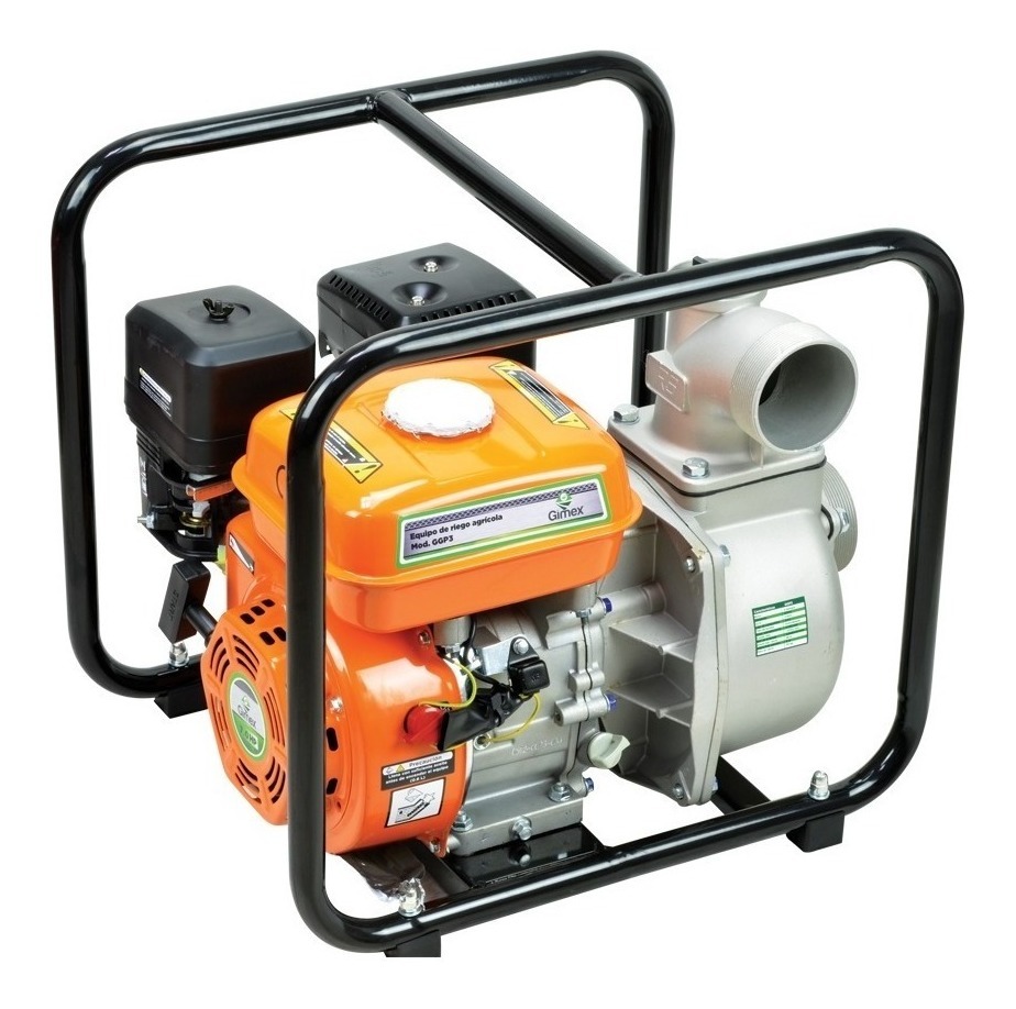 [GM-22MOTOBO053CH] Motobomba Riego Agrícola GGP3 196cc 7HP Gasolina 3"