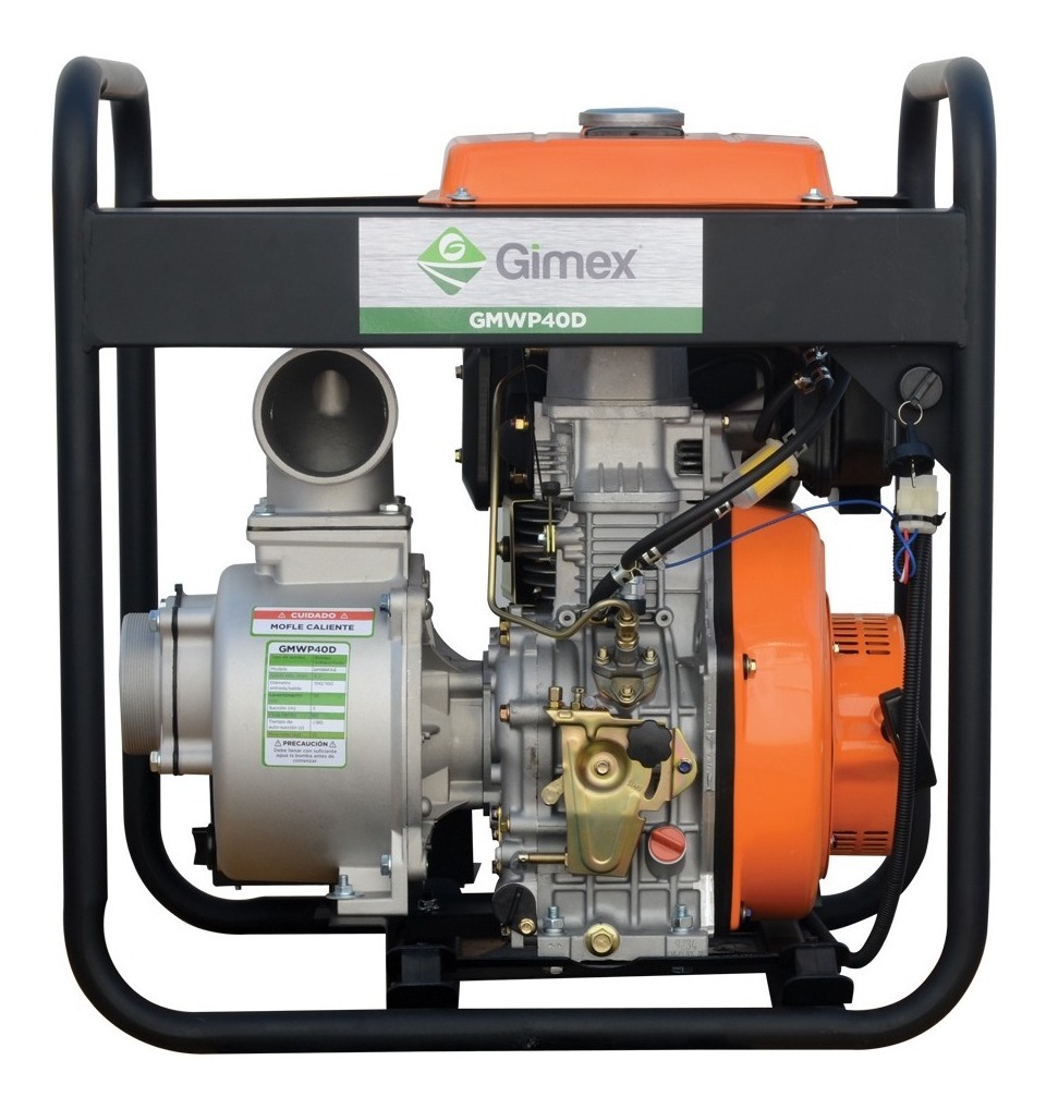 Motobomba Riego Agrícola Diésel 4" 406cc 9HP GBD-40E Pesada