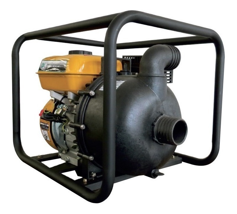 [GM-22MOTOBO070CH] Motobomba Riego Agrícola Gasolina 212cc 7HP Autocebante