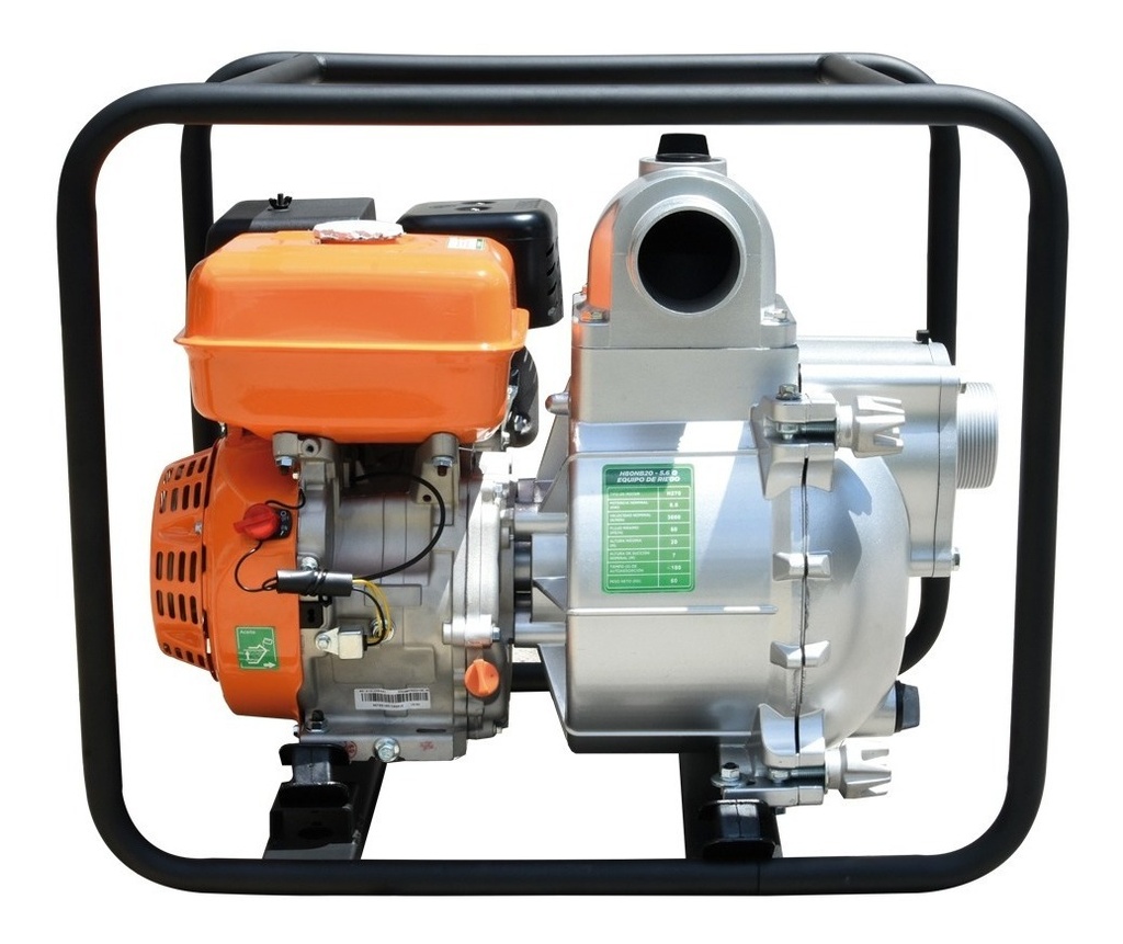 Motobomba Riego Agrícola H270 270cc Motor Gasolina Potente