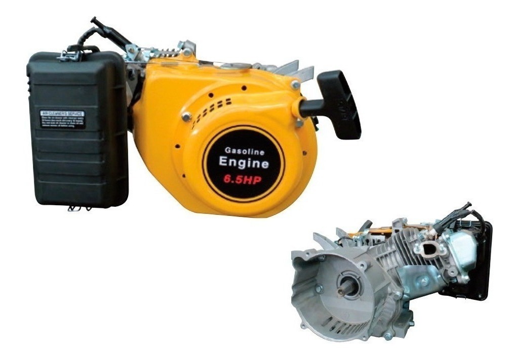 Motor Gasolina 4T Gen-200 196Cc 6.5Hp Cig.conico Generadores