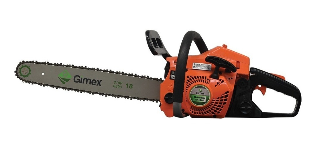 Motosierra Gasolina Leñera 18 /46Cm/40Cc Zm4000-18 Gimex