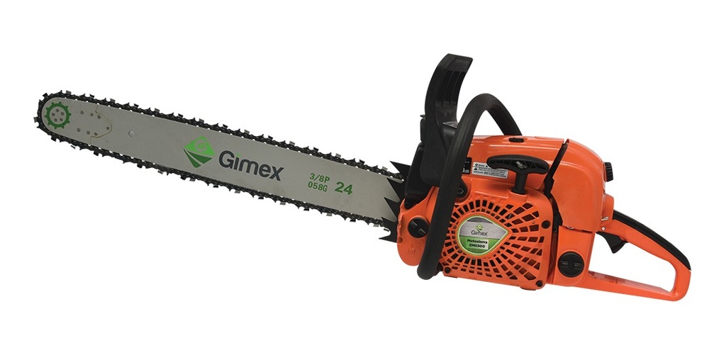 Motosierra Gasolina Leñera 24 /63cc  Cadena Oregon  Gimex