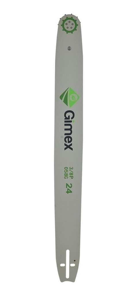 Barra Guía 24" Para Motosierra ZM5800 Paso 3/8