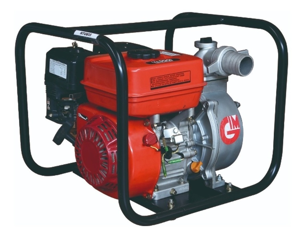 [GM-MTOB05] Motobomba Gasolina 5.5HP Equipo de Riego Reacondicionada