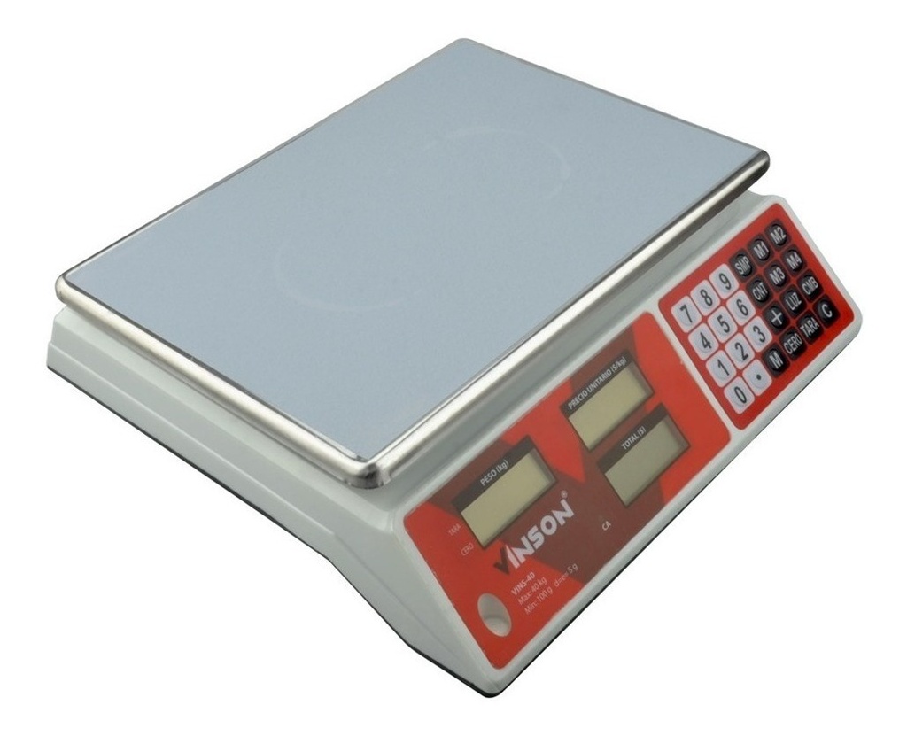 [GM-VINS-40-14BASCUL096SM] Bascula Electronica Multifunciones Vins 40kg/5grplus