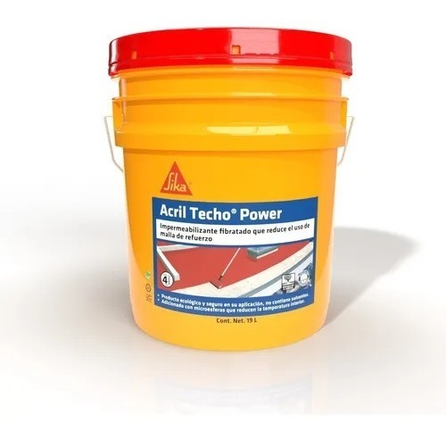 Impermeabilizante Sika Acril Techo Power 8 Años 19L