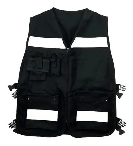 CHALECO BRIGADISTA NEGRO