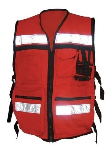 CHALECO BRIGADISTA ROJO