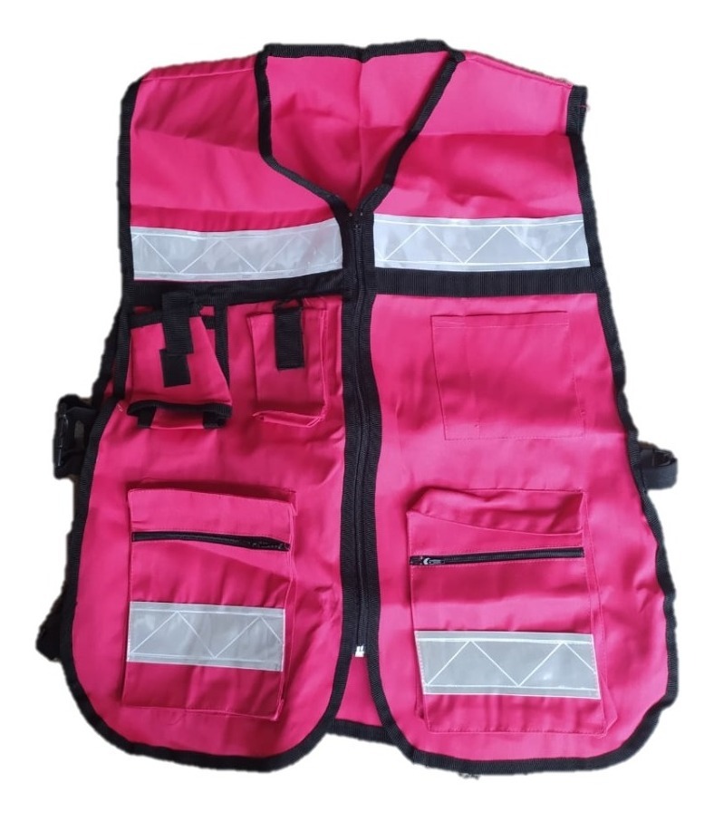 CHALECO BRIGADISTA ROSA