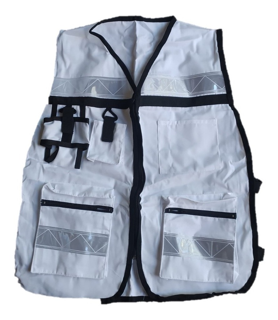 CHALECO BRIGADISTA BLANCO