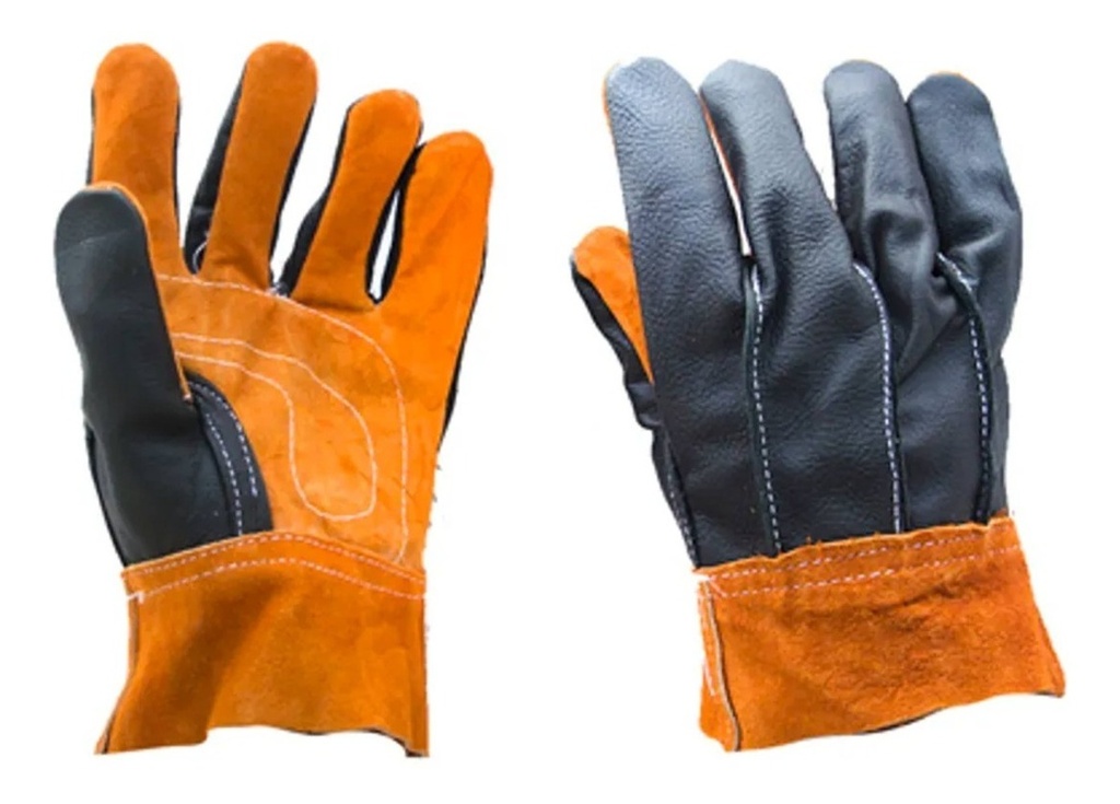 [BE-GTS004] Guantes De Piel Con Carnaza Cortos Los Mejores Buena Calidad