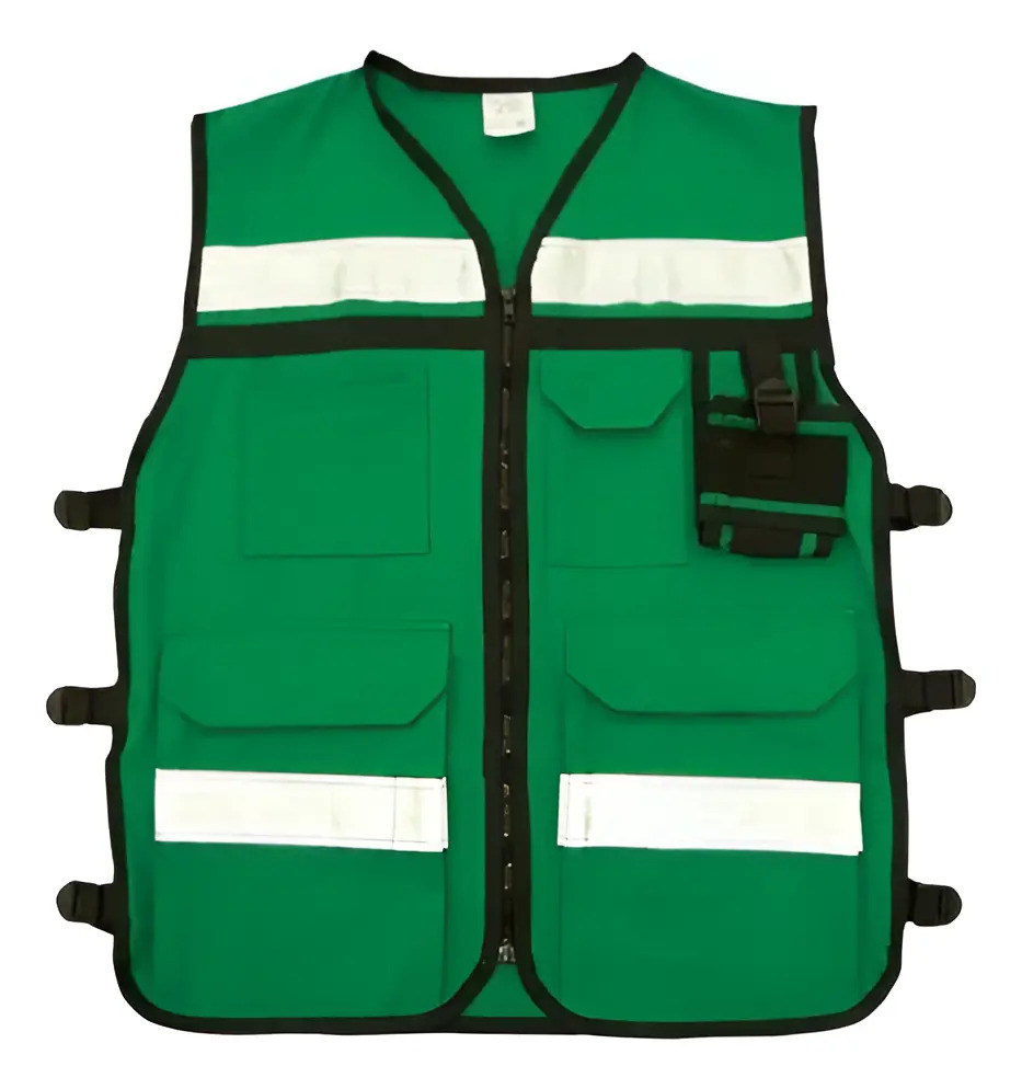 Chaleco Reflejante Textil Verde