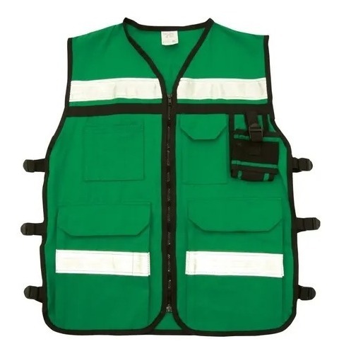 [BL-101BAN] Verde reflejante textil