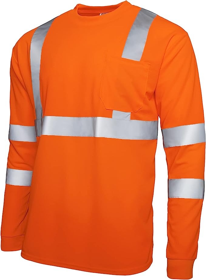 Playera Alta Visibilidad Cómoda Manga Larga Reflejante Sport CHICA