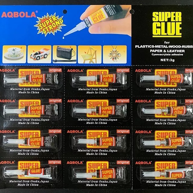 [EB-HW56631] Pegamento Adhesivo Super Glue Mayoreo 12 Pz Acrílico Y Mas