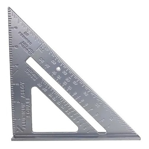 Escuadra Rapida de Aluminio Para Tablaroca 7 Weisco 177 MM
