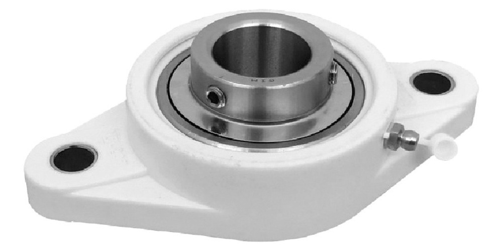 [GM-11SUCFLPL07NA] Chumacera de Pared Inoxidable 2 Barrenos SUCFLPL207-20W Flecha 1-1/4"