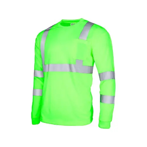 [BL-502VERL] Playera Alta Visibilidad Cómoda Manga Larga Reflejante Sport-l