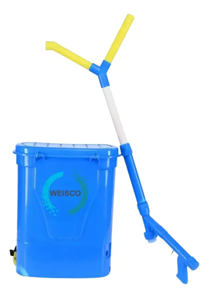[WE-3023] Mochila Fertilizadora Agrícola Abonadora Granulado 2 Boca