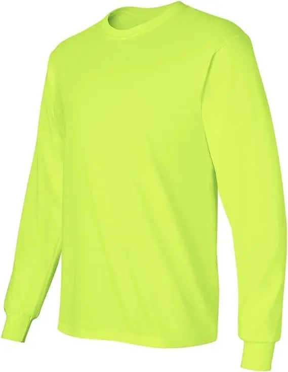 [BL-502AMAMSN] Playera Alta Visibilidad Cómoda Manga Larga Sport Dry-fit - Neon