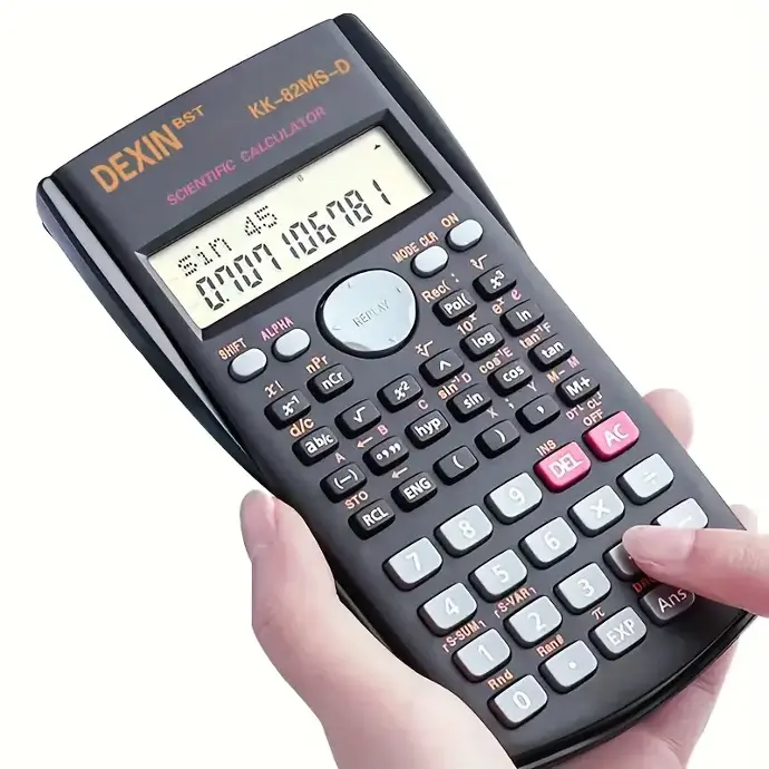 Calculadora Científica Portátil de KK-82MS-B Para Estudiantes, Dispositivo Con