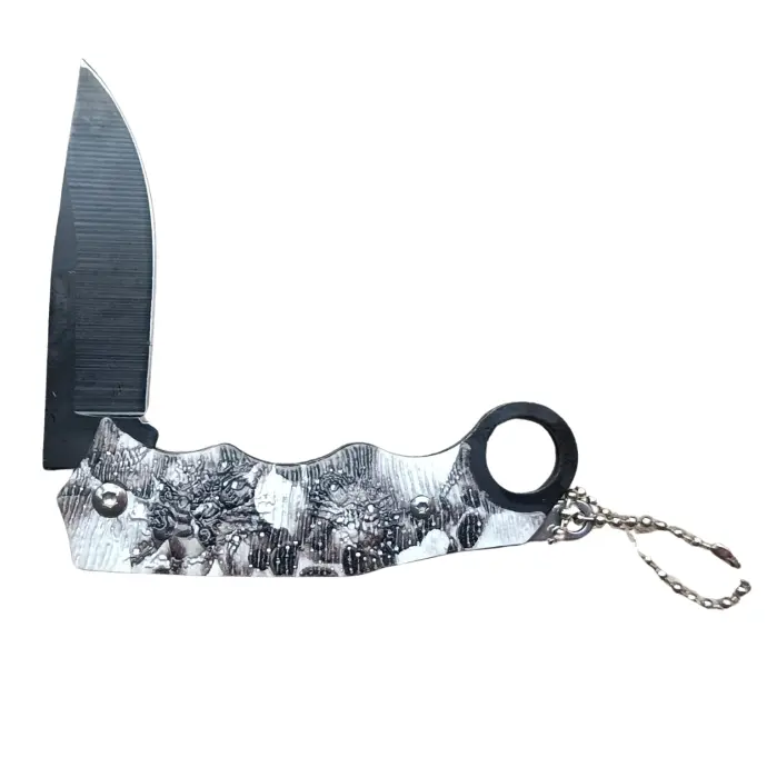 Cuchillo Navaja Táctica de Supervivencia Militar Con Agarre Ergonómico -