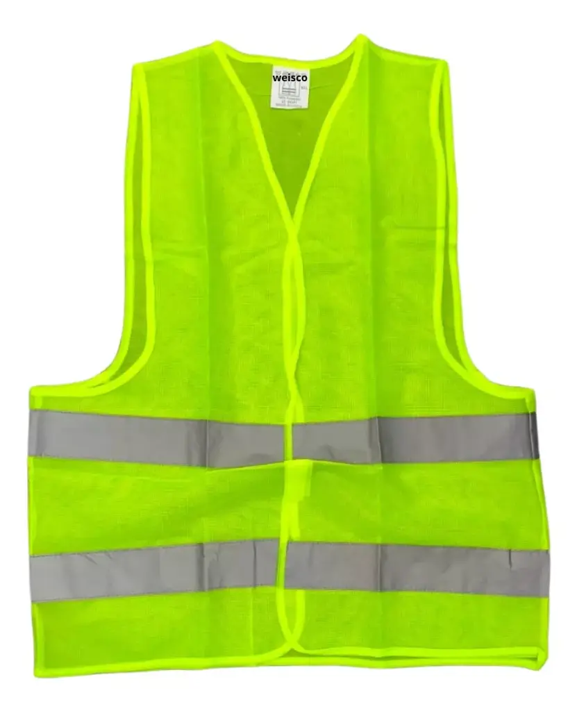 [EB-TL38145-neon] Chaleco Estilo Malla Ligero Con Reflejantes, Varios Colores - neon