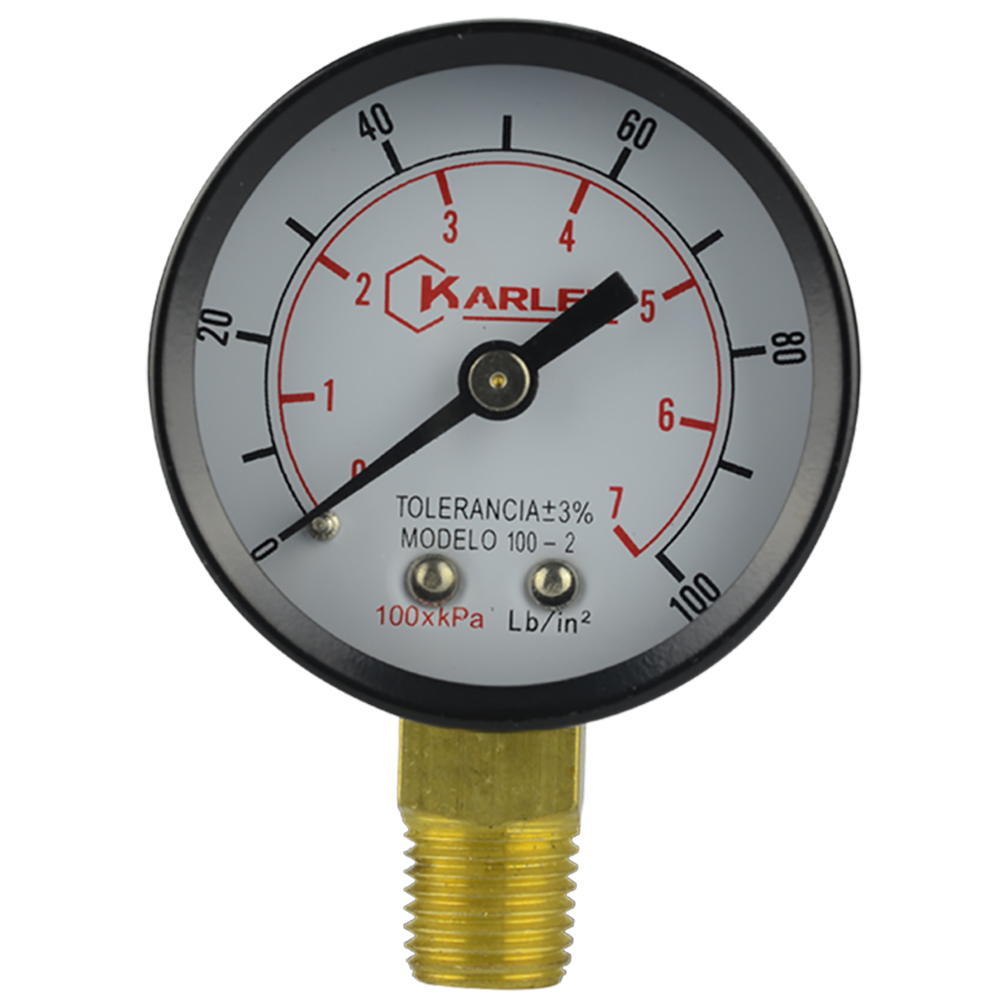 Manómetro 2" 300PSI 1/4"NPT 300-2