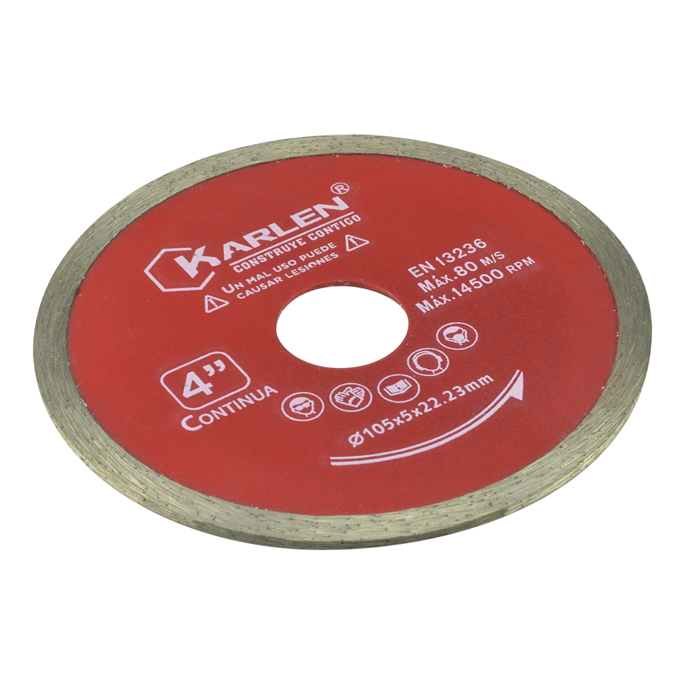 [GM-14SIERRA350DC] Disco Diamantado (Corte Diamante) Continuo (RIM) 105mm