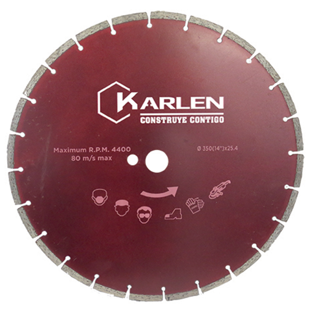 Disco SIERRA CIRCULAR DE DIAMANTE 400X25.4X4X8MM 28D