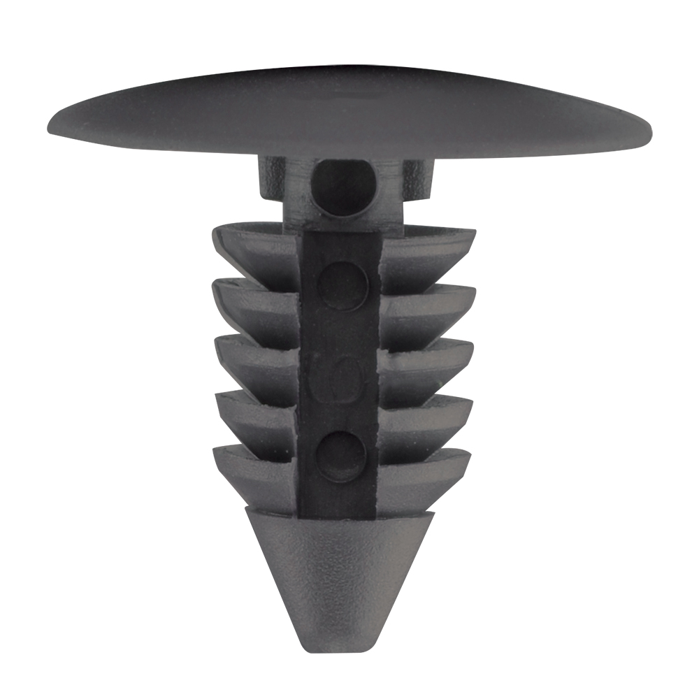 GRAPA AUTOMOTRIZ NYLON 17X17X8MM NEGRA C414 (25 PIEZAS)
