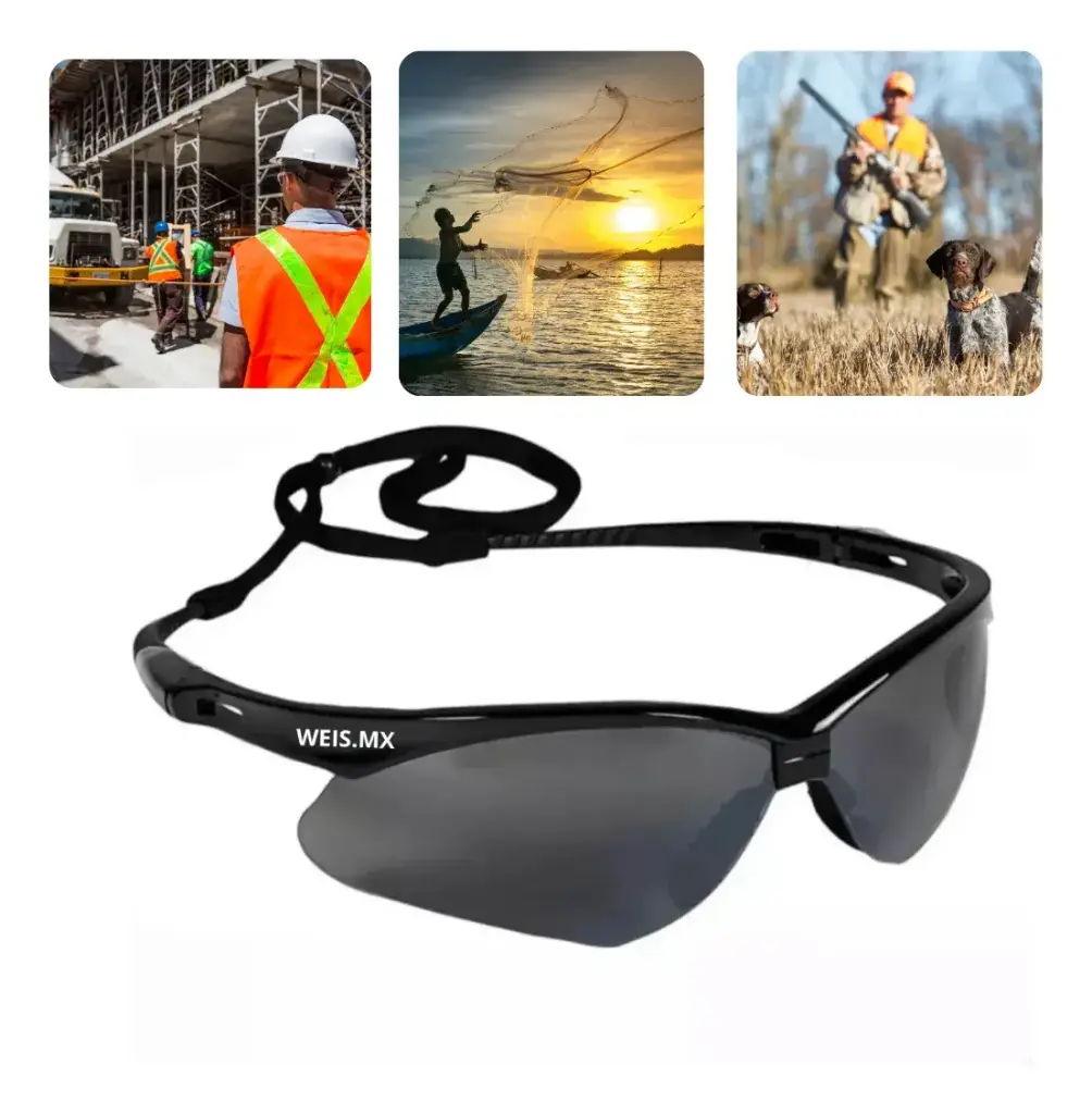 Gafas De Sol Lentes Con Protección Uv Protección Dif Colores - Negro