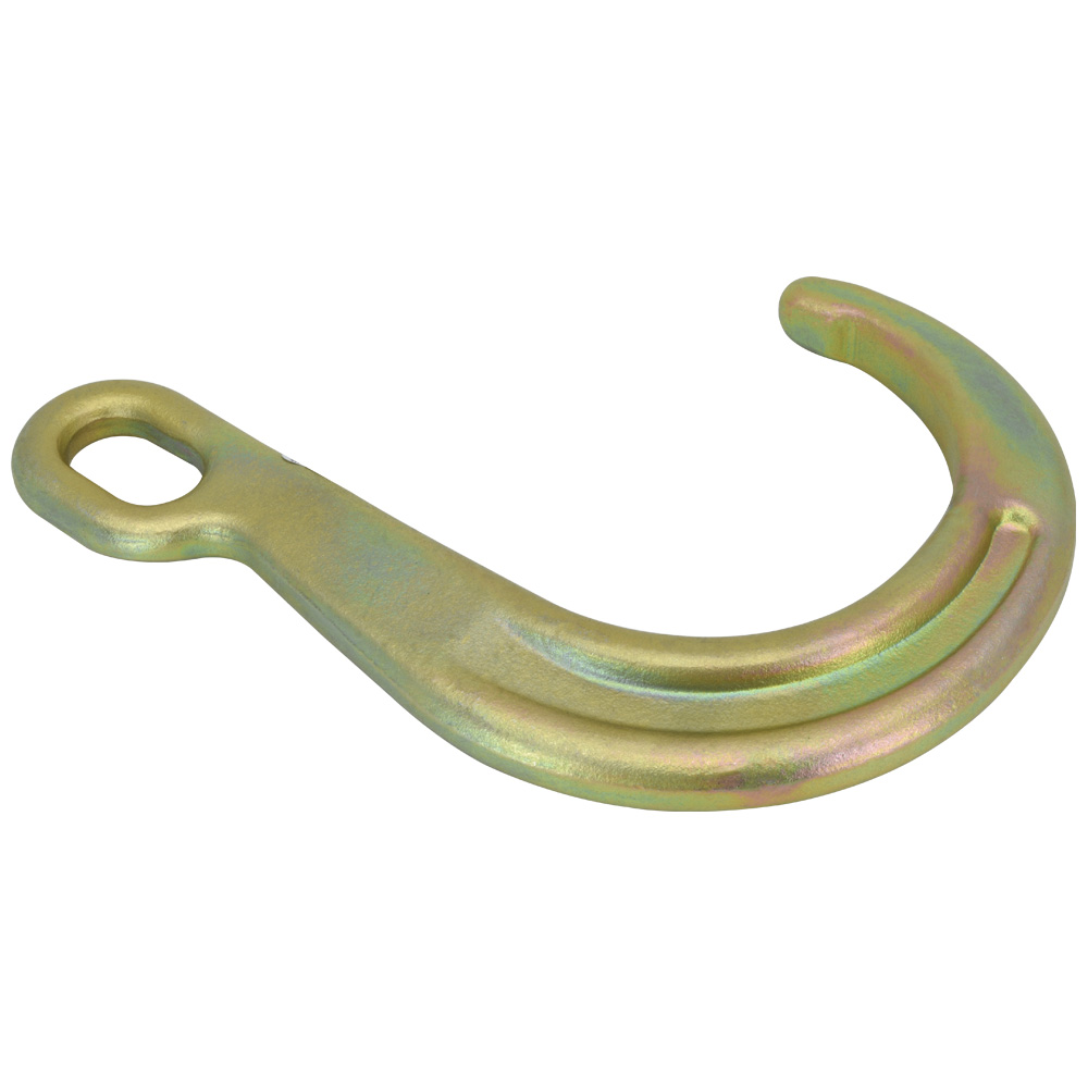 Gancho Para Grua 8" Tipo J Galvanizado Con Orificio Eliptico 2449 KGRJTH8000
