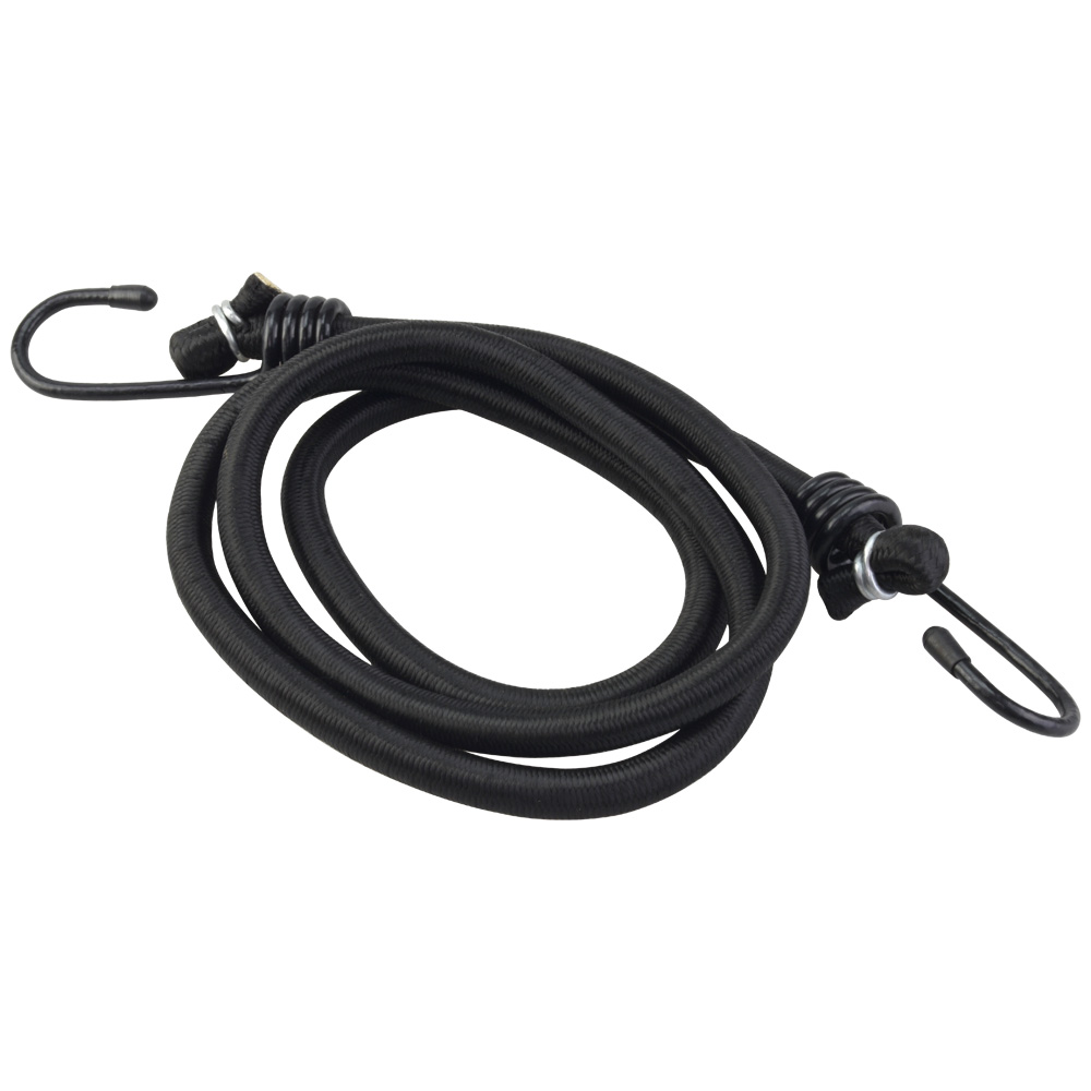 Tensor Elástico 2 Ganchos Negro 9Mm×120Cm