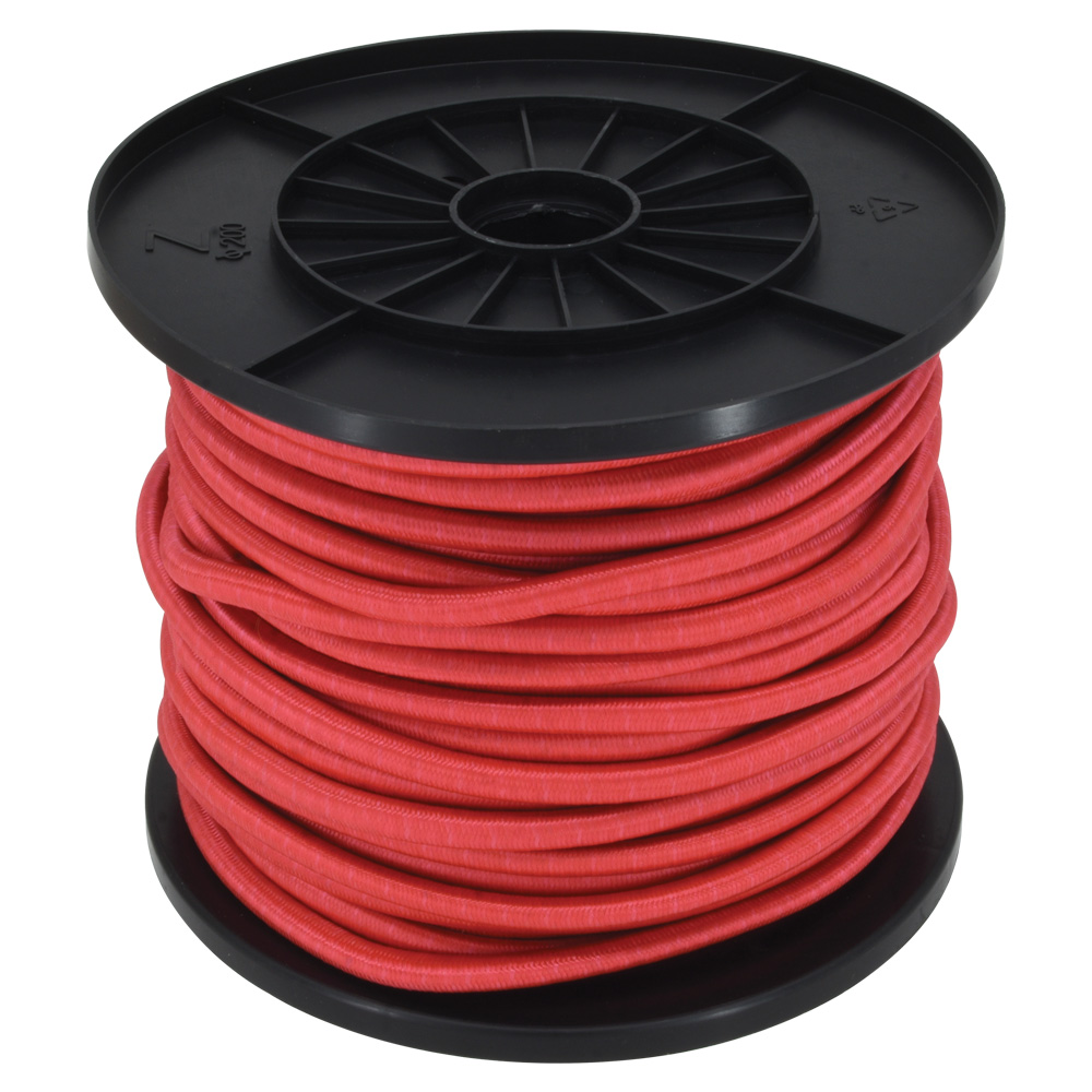 Cuerda Elastica Color Rojo Carrete de 8MMX55.9M Aprox.
