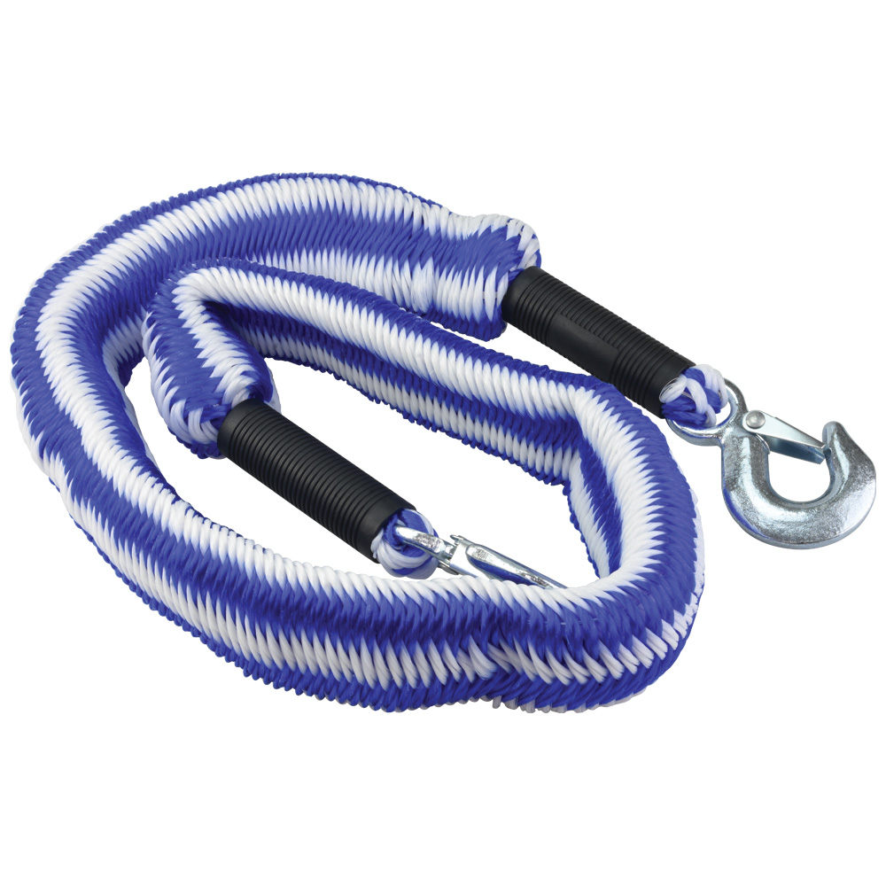 CUERDA DE REMOLQUE CON GANCHOS  2.5 TON