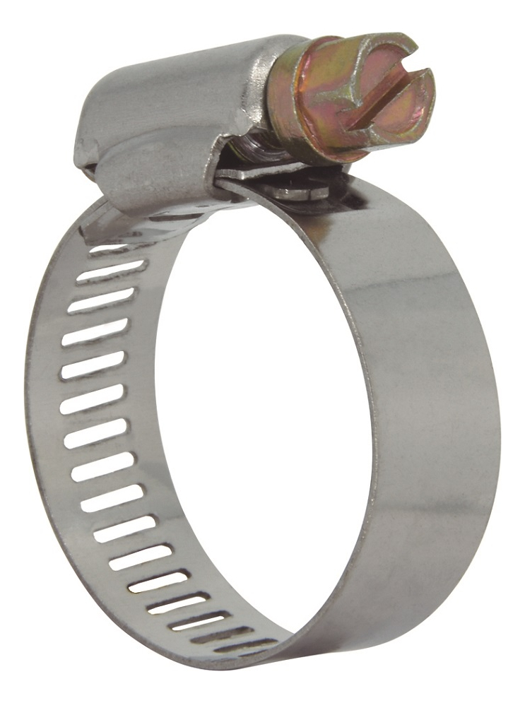 ABRAZADERA SIN-FIN INOX. 1.1/4" 16-32MM; 13MM,  MIN-12"