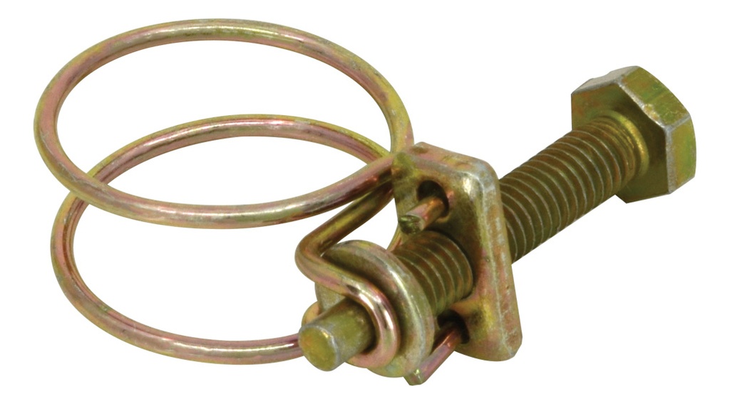 ABRAZADERA PARA MANGUERA DE ALAMBRE DOBLE 38MM