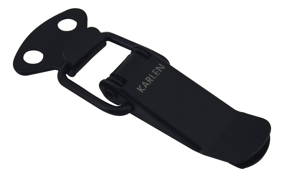 PESTILLO DE PALANCA STEEL PLATED BLACK ZINC J105-1B (10 PZ)