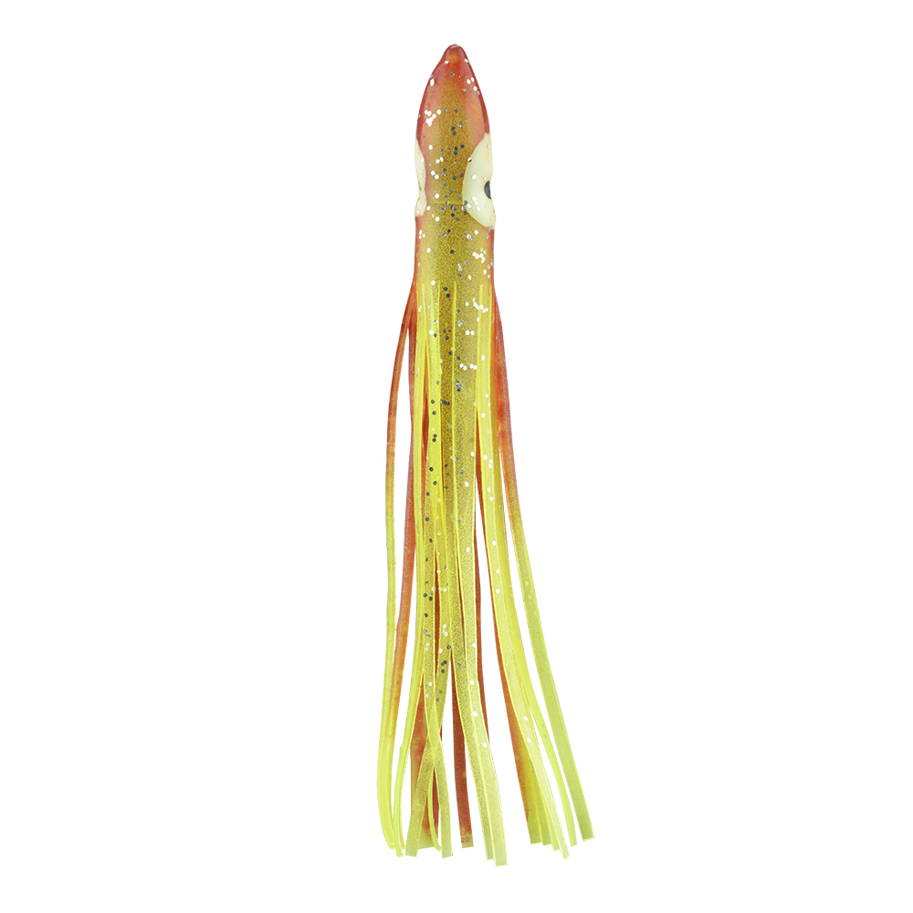 SEÑUELO PESCA "OCTOPUS" LUMINOSO 140MM 575 (5 PIEZAS)