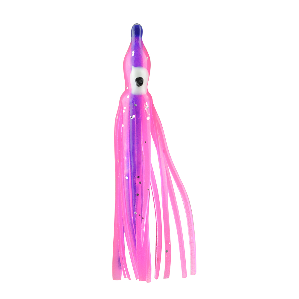 SEÑUELO PESCA "OCTOPUS" LUMINOSO 65MM (5 PIEZAS)