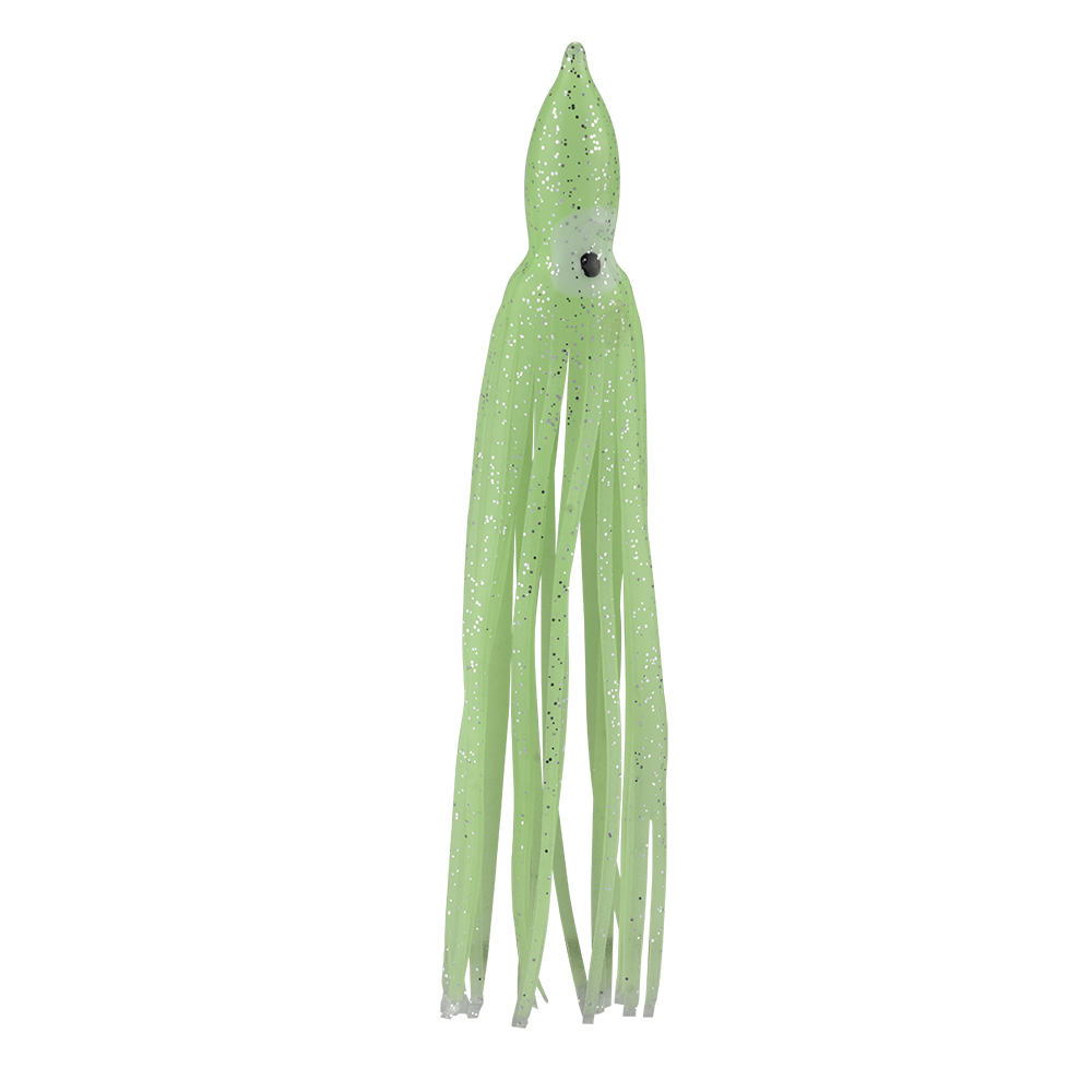 SEÑUELO PARA PESCA "OCTOPUS" BLANCO 140MM 003 (5 PIEZAS)