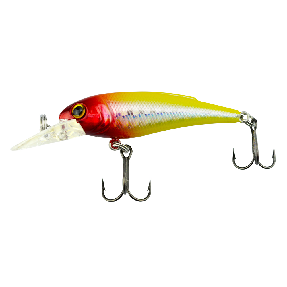 SEÑUELO PARA PESCA 50MM 3.9G NO.9128 ROJO-BLANCO