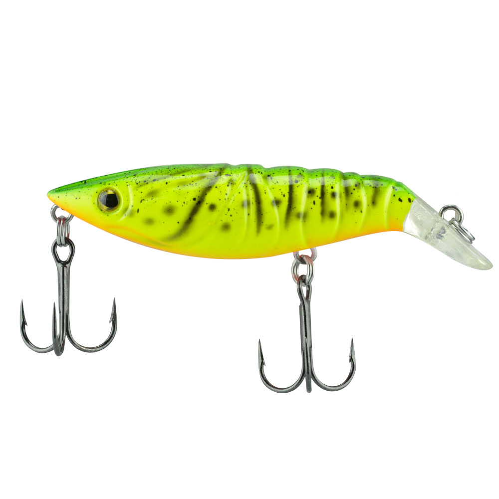SEÑUELO PARA PESCA 60MM NO.9066 VERDE-AMARILLO