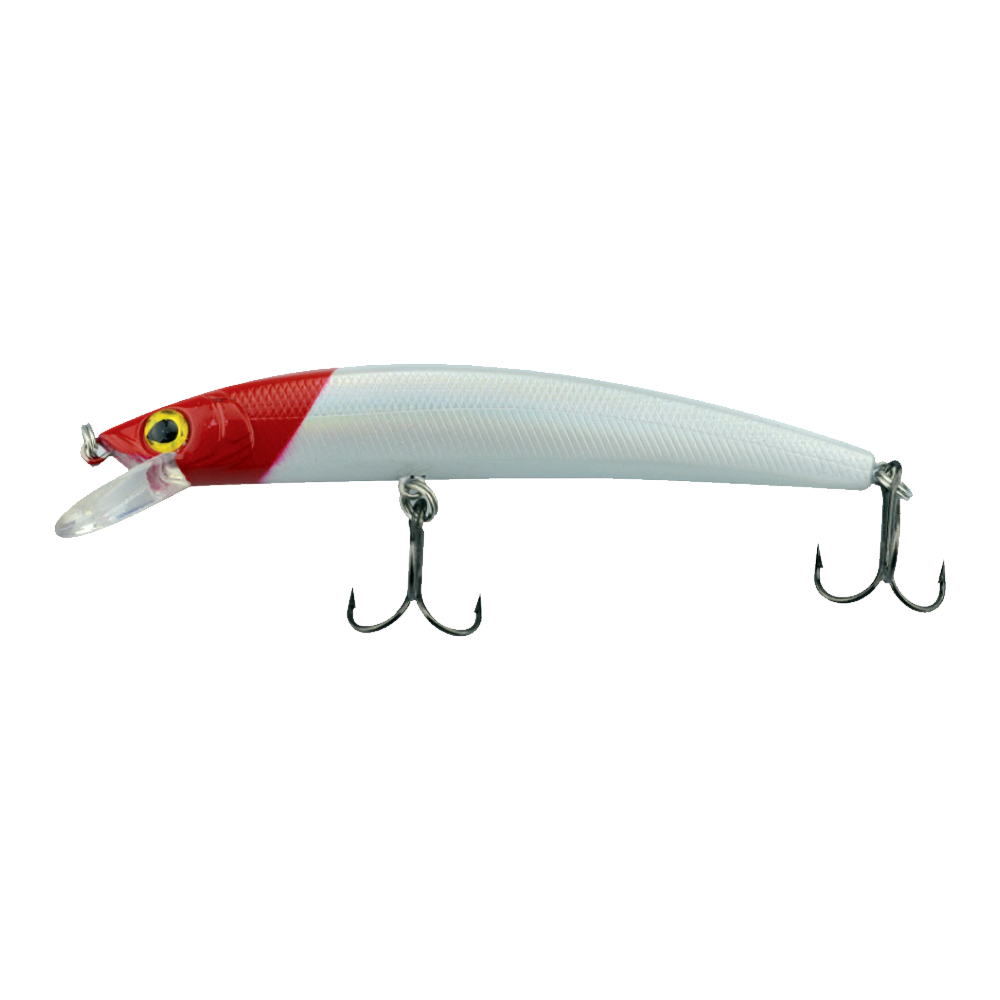 SEÑUELO PARA PESCA 110MM 14G NO.9191 ROJO-BLANCO