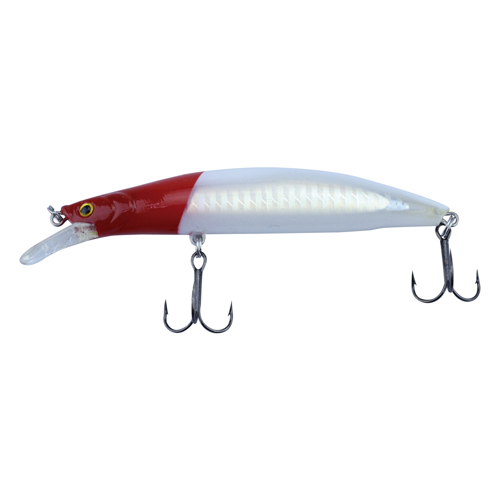 SEÑUELO PARA PESCA 100MM 14G NO.9050 ROJO-BLANCO "L18"